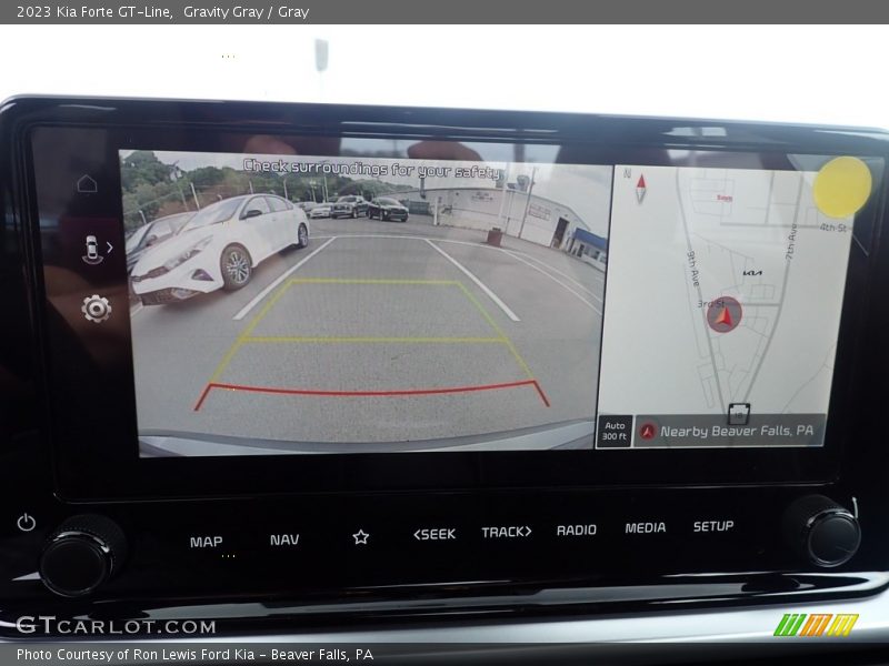 Navigation of 2023 Forte GT-Line