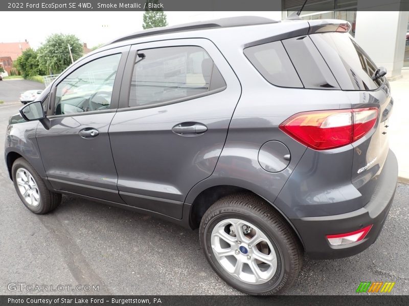 Smoke Metallic / Black 2022 Ford EcoSport SE 4WD