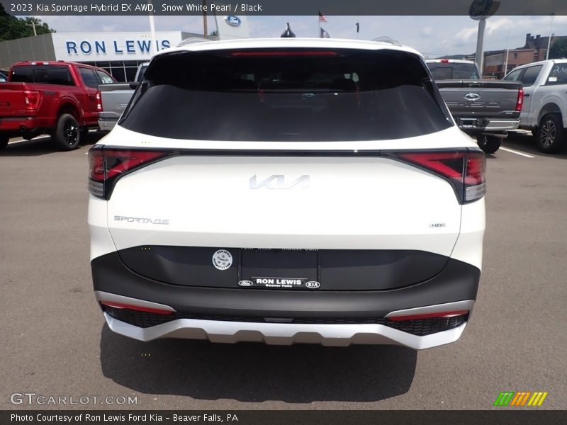 Snow White Pearl / Black 2023 Kia Sportage Hybrid EX AWD