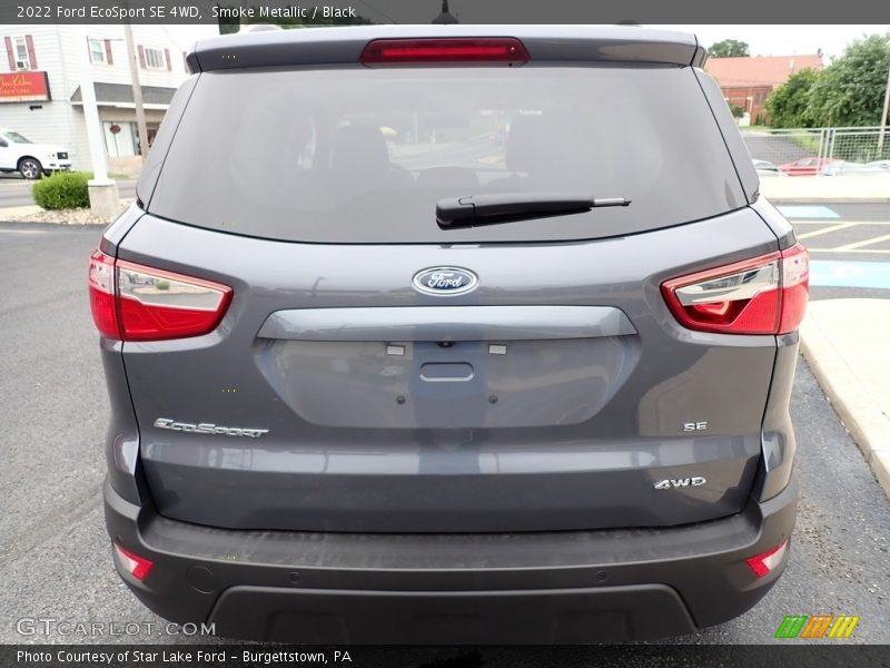 Smoke Metallic / Black 2022 Ford EcoSport SE 4WD