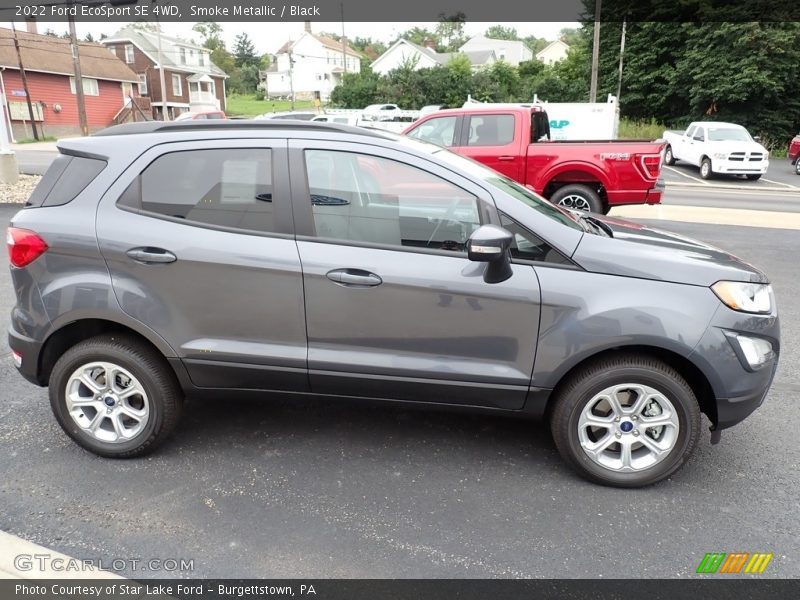 Smoke Metallic / Black 2022 Ford EcoSport SE 4WD