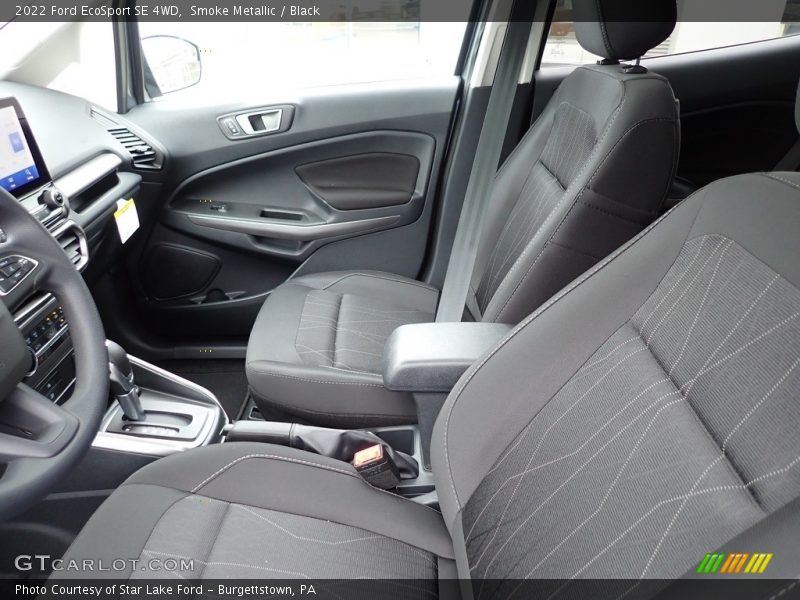 Smoke Metallic / Black 2022 Ford EcoSport SE 4WD
