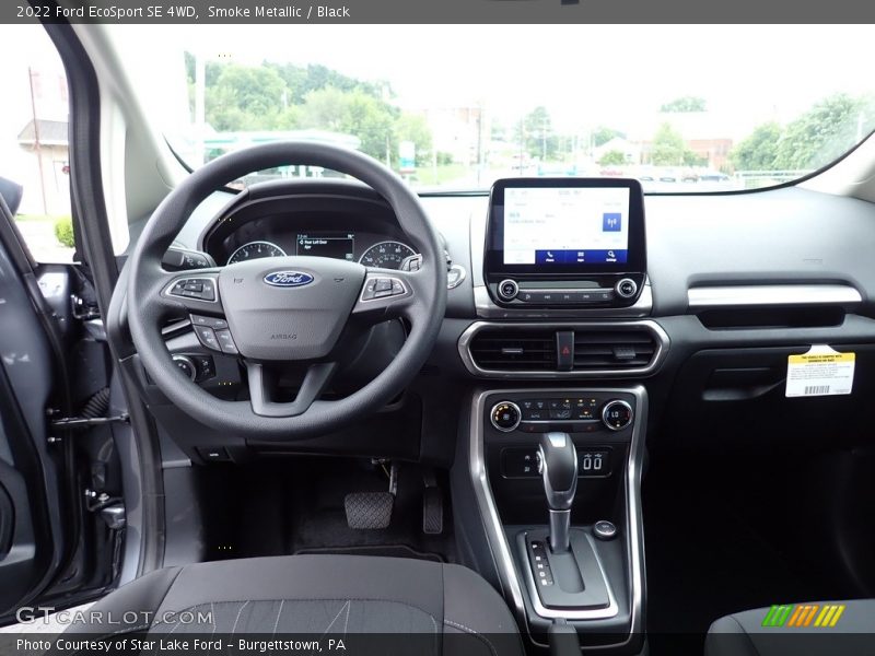 Smoke Metallic / Black 2022 Ford EcoSport SE 4WD
