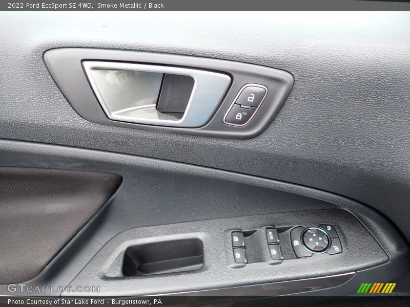Smoke Metallic / Black 2022 Ford EcoSport SE 4WD