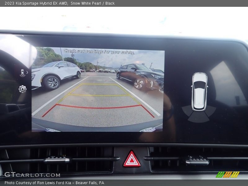 Snow White Pearl / Black 2023 Kia Sportage Hybrid EX AWD