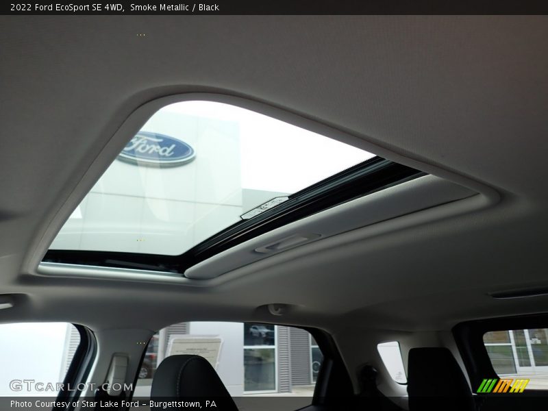 Smoke Metallic / Black 2022 Ford EcoSport SE 4WD