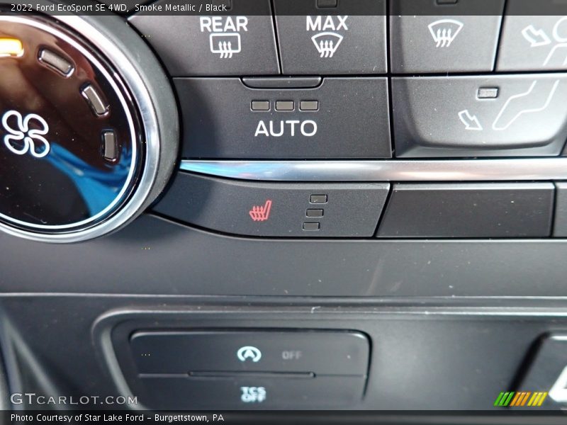 Smoke Metallic / Black 2022 Ford EcoSport SE 4WD