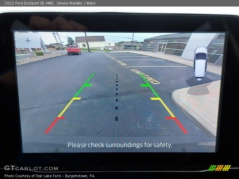 Smoke Metallic / Black 2022 Ford EcoSport SE 4WD