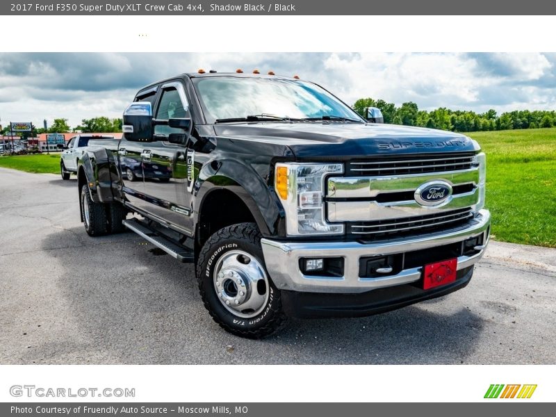 Shadow Black / Black 2017 Ford F350 Super Duty XLT Crew Cab 4x4