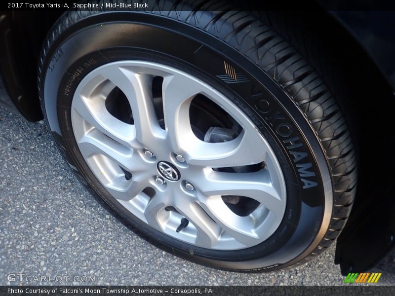 Sapphire / Mid-Blue Black 2017 Toyota Yaris iA