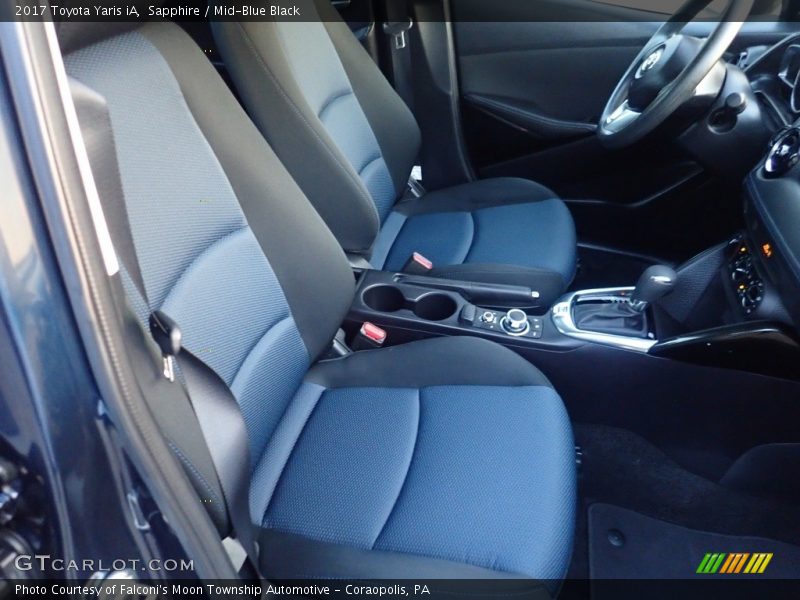 Sapphire / Mid-Blue Black 2017 Toyota Yaris iA