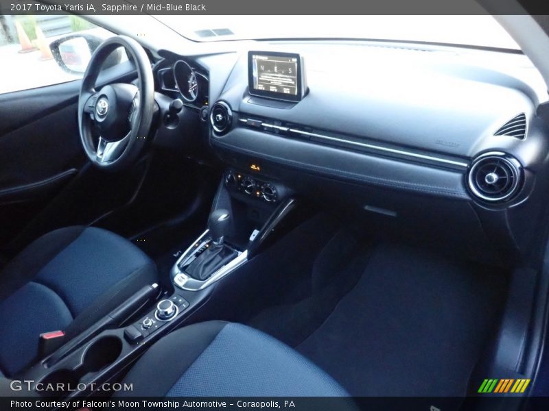 Sapphire / Mid-Blue Black 2017 Toyota Yaris iA