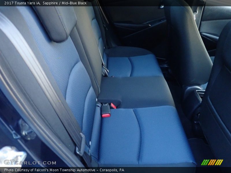 Sapphire / Mid-Blue Black 2017 Toyota Yaris iA
