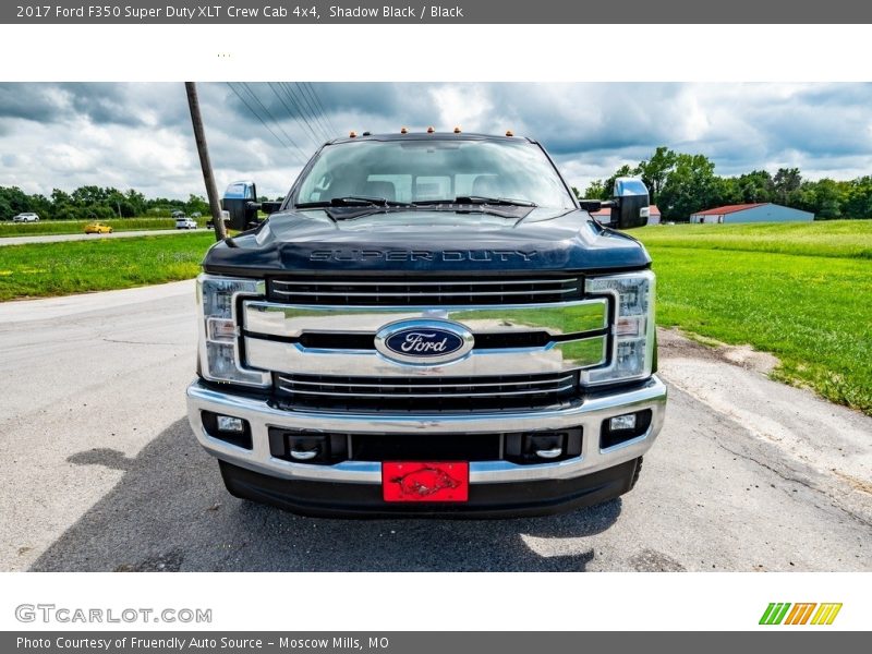 Shadow Black / Black 2017 Ford F350 Super Duty XLT Crew Cab 4x4