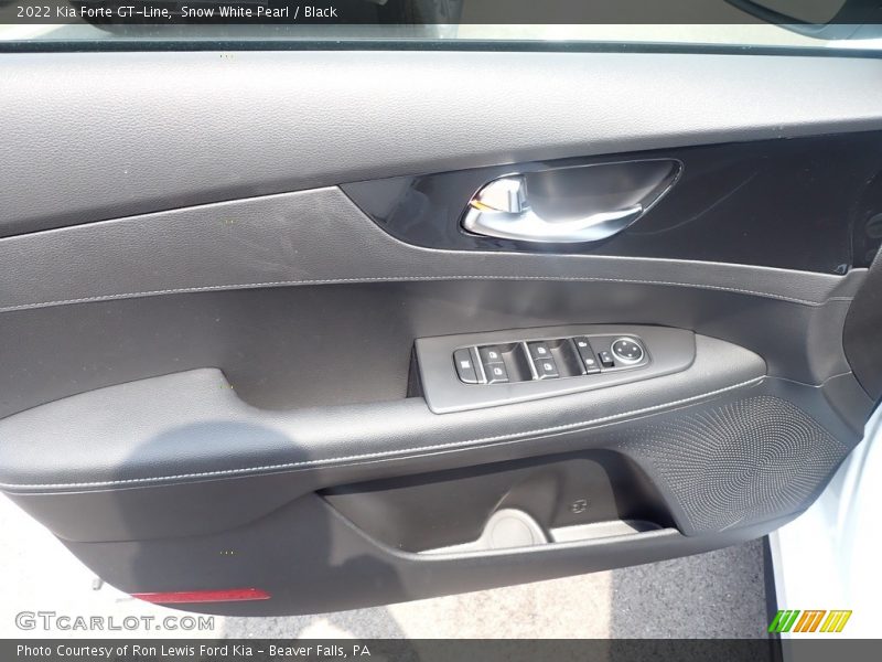 Snow White Pearl / Black 2022 Kia Forte GT-Line