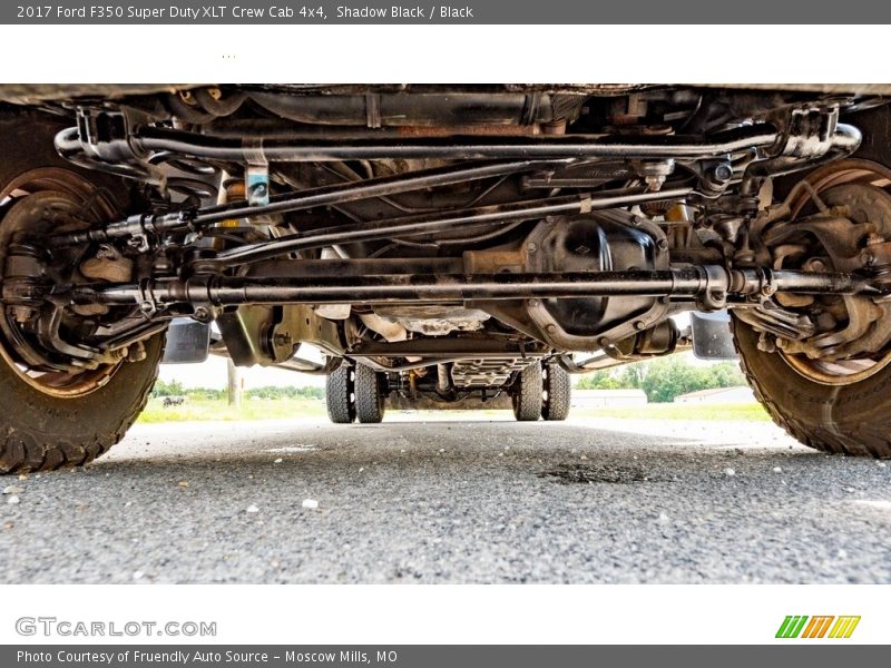 Shadow Black / Black 2017 Ford F350 Super Duty XLT Crew Cab 4x4