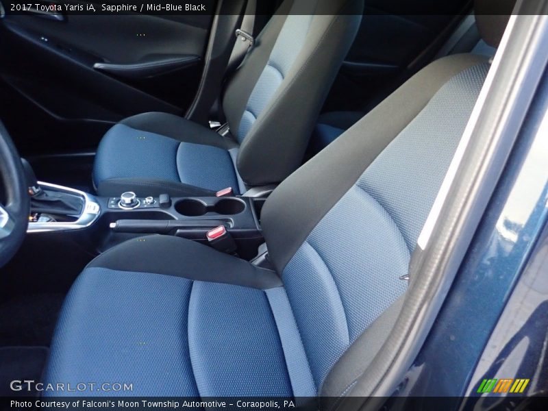 Sapphire / Mid-Blue Black 2017 Toyota Yaris iA