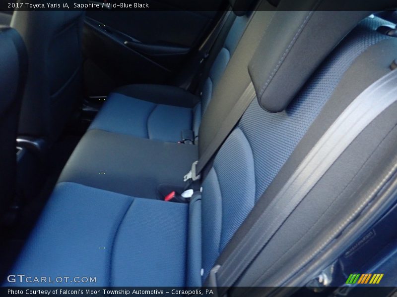 Sapphire / Mid-Blue Black 2017 Toyota Yaris iA