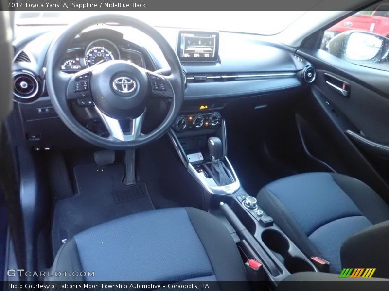 Sapphire / Mid-Blue Black 2017 Toyota Yaris iA
