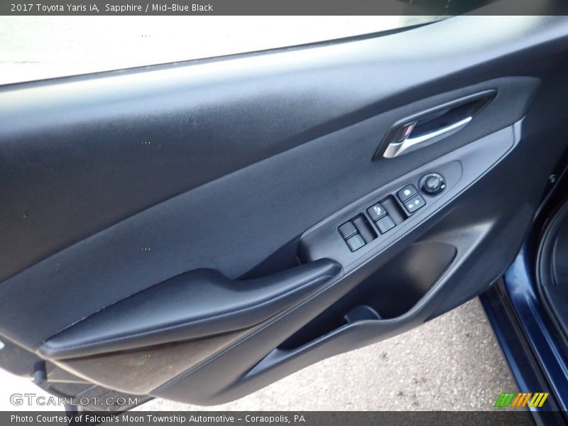 Sapphire / Mid-Blue Black 2017 Toyota Yaris iA