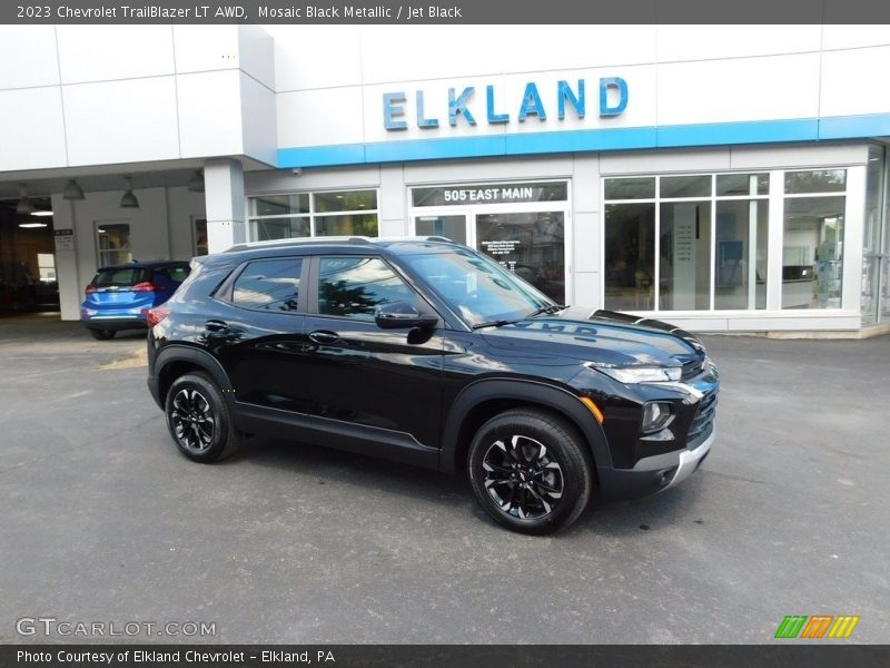 Mosaic Black Metallic / Jet Black 2023 Chevrolet TrailBlazer LT AWD