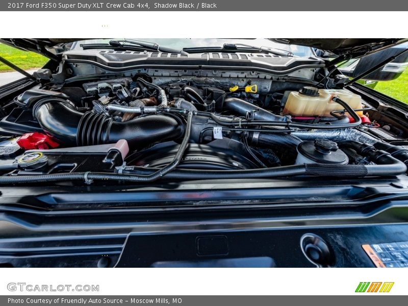 Shadow Black / Black 2017 Ford F350 Super Duty XLT Crew Cab 4x4