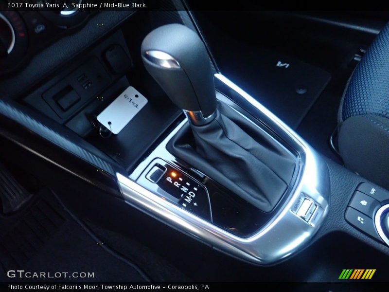 Sapphire / Mid-Blue Black 2017 Toyota Yaris iA