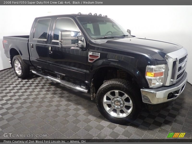 Black / Medium Stone 2008 Ford F350 Super Duty FX4 Crew Cab 4x4