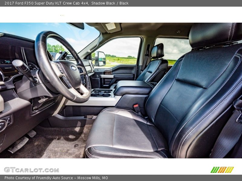 Shadow Black / Black 2017 Ford F350 Super Duty XLT Crew Cab 4x4