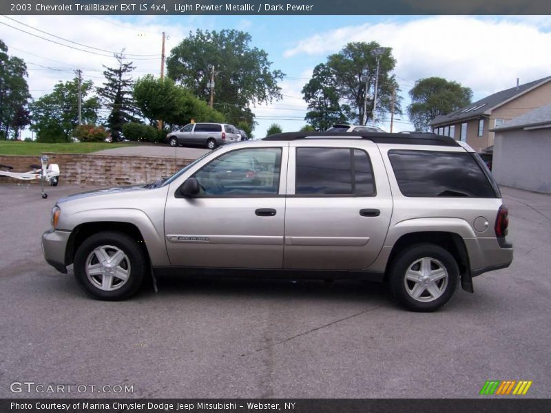 Light Pewter Metallic / Dark Pewter 2003 Chevrolet TrailBlazer EXT LS 4x4