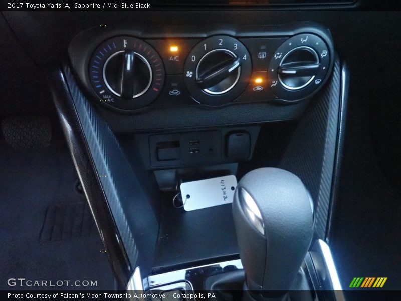 Sapphire / Mid-Blue Black 2017 Toyota Yaris iA