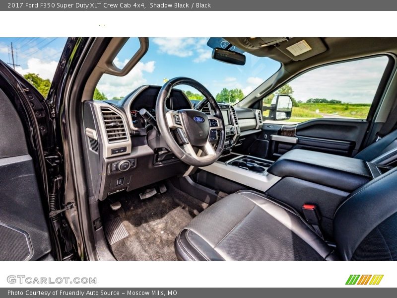 Shadow Black / Black 2017 Ford F350 Super Duty XLT Crew Cab 4x4