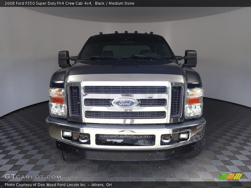 Black / Medium Stone 2008 Ford F350 Super Duty FX4 Crew Cab 4x4