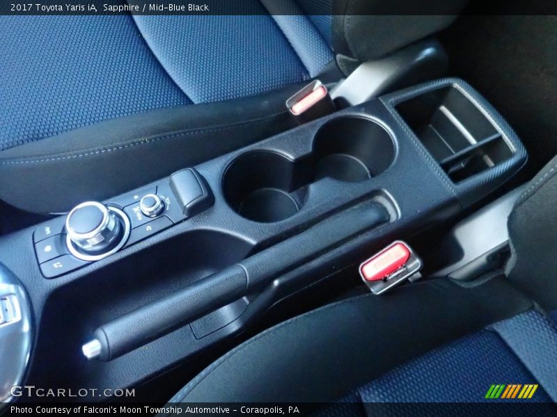 Sapphire / Mid-Blue Black 2017 Toyota Yaris iA