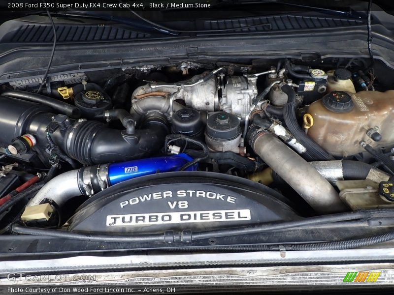 Black / Medium Stone 2008 Ford F350 Super Duty FX4 Crew Cab 4x4