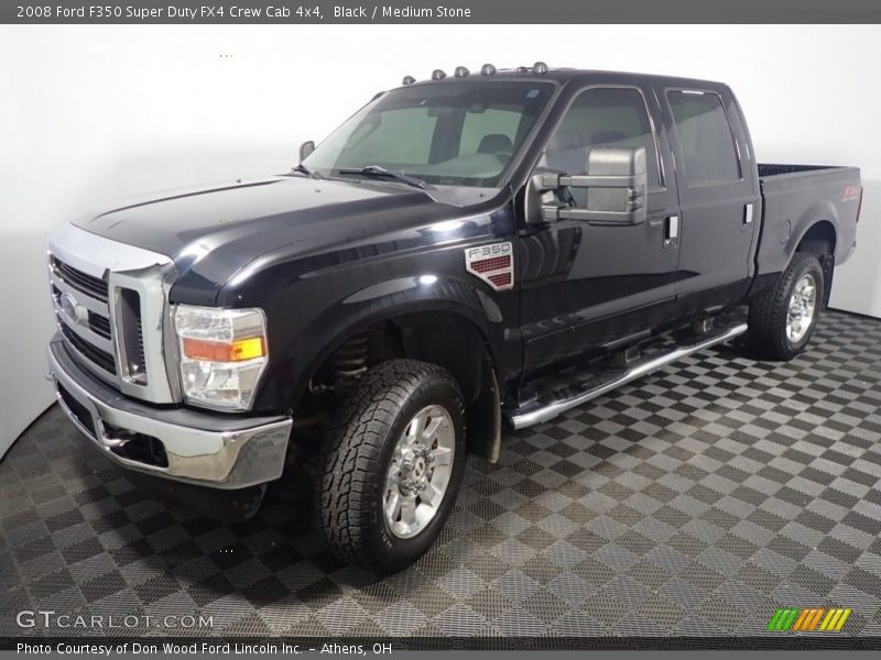 Black / Medium Stone 2008 Ford F350 Super Duty FX4 Crew Cab 4x4