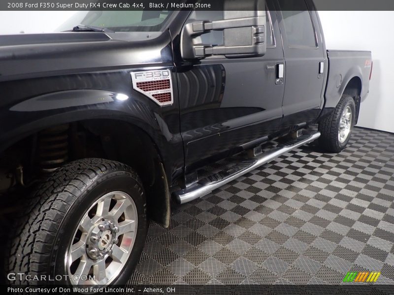 Black / Medium Stone 2008 Ford F350 Super Duty FX4 Crew Cab 4x4