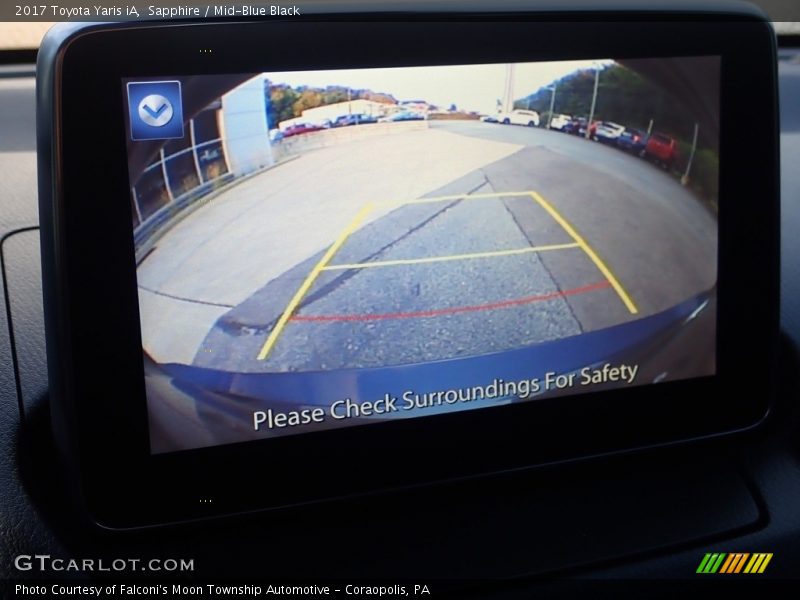 Sapphire / Mid-Blue Black 2017 Toyota Yaris iA