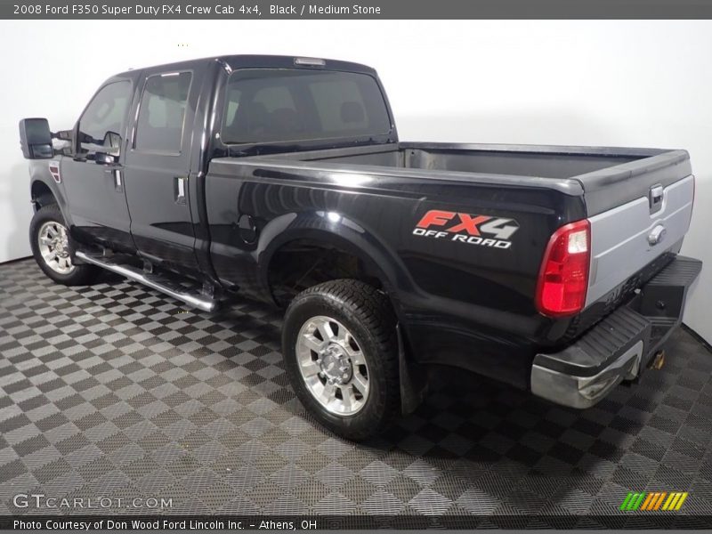 Black / Medium Stone 2008 Ford F350 Super Duty FX4 Crew Cab 4x4