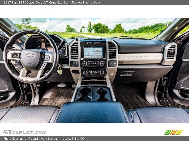 Shadow Black / Black 2017 Ford F350 Super Duty XLT Crew Cab 4x4