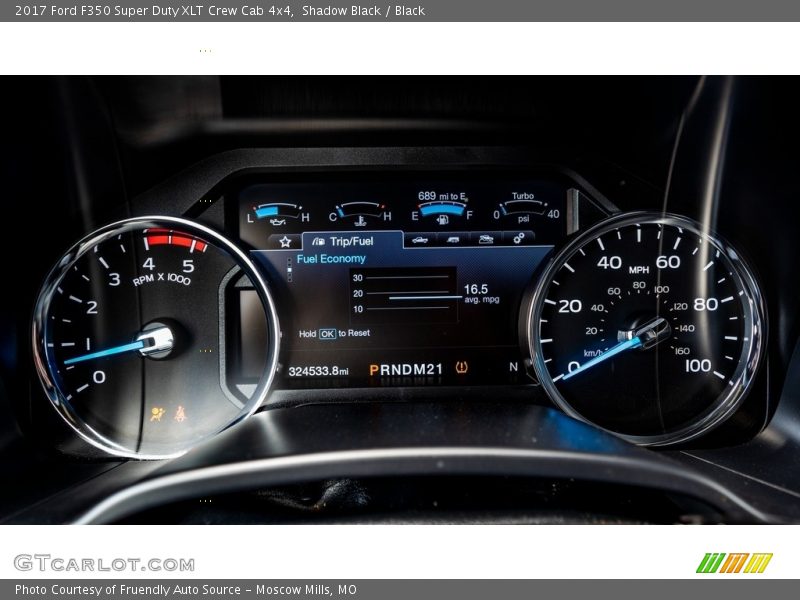 Shadow Black / Black 2017 Ford F350 Super Duty XLT Crew Cab 4x4