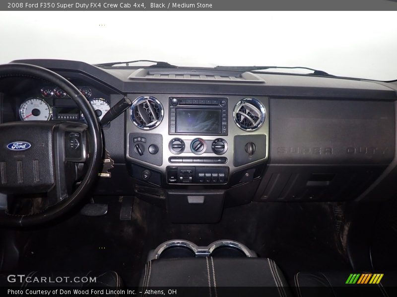 Black / Medium Stone 2008 Ford F350 Super Duty FX4 Crew Cab 4x4