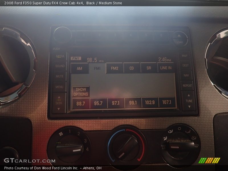 Black / Medium Stone 2008 Ford F350 Super Duty FX4 Crew Cab 4x4