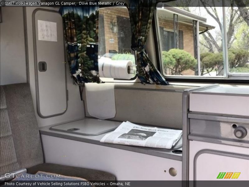 Rear Seat of 1987 Vanagon GL Camper