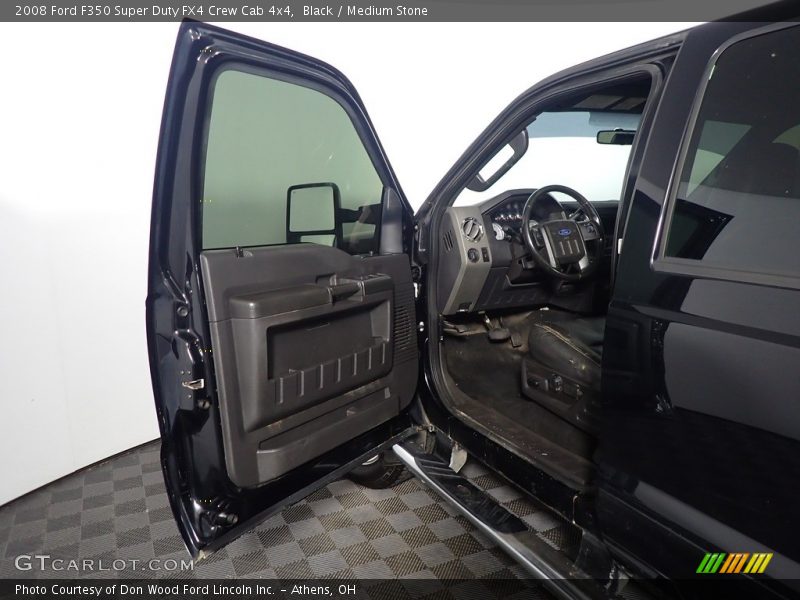 Black / Medium Stone 2008 Ford F350 Super Duty FX4 Crew Cab 4x4