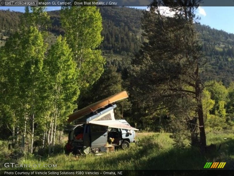  1987 Vanagon GL Camper Dove Blue Metallic