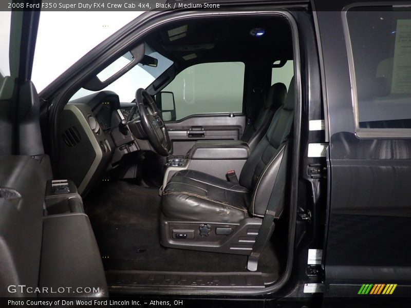 Black / Medium Stone 2008 Ford F350 Super Duty FX4 Crew Cab 4x4