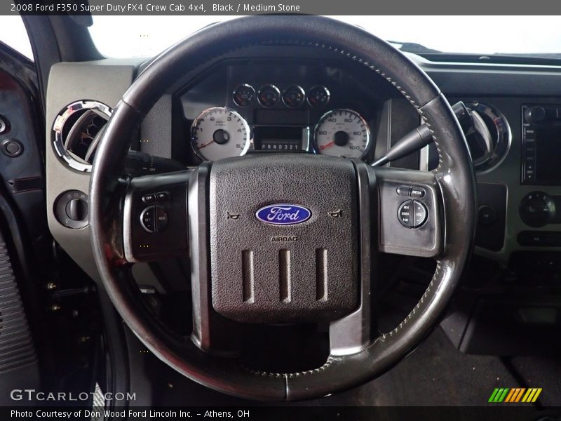 Black / Medium Stone 2008 Ford F350 Super Duty FX4 Crew Cab 4x4