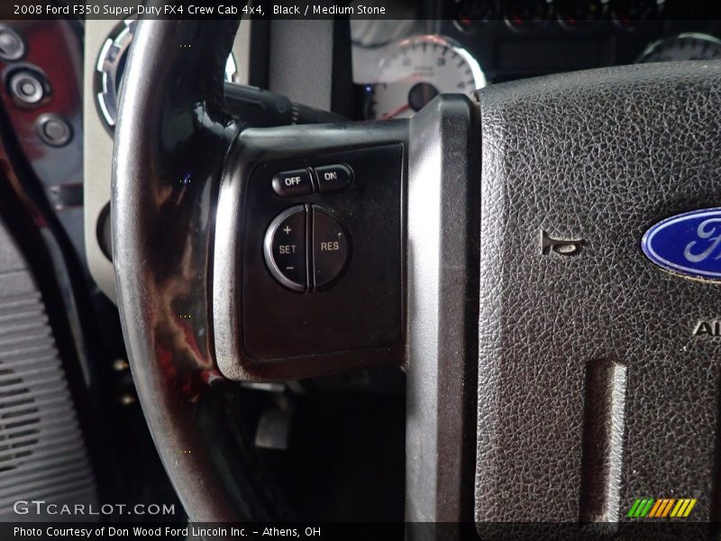 Black / Medium Stone 2008 Ford F350 Super Duty FX4 Crew Cab 4x4