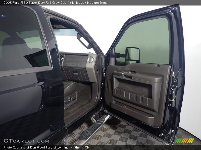 Black / Medium Stone 2008 Ford F350 Super Duty FX4 Crew Cab 4x4